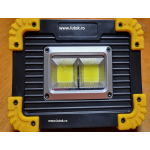 Lanterna Lampa proiector led 20W cu acumulator (LL-PA-20W) - www.lutek.ro